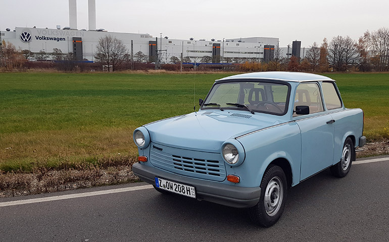 Trabant BJ 89 Farbe Delphingrau
